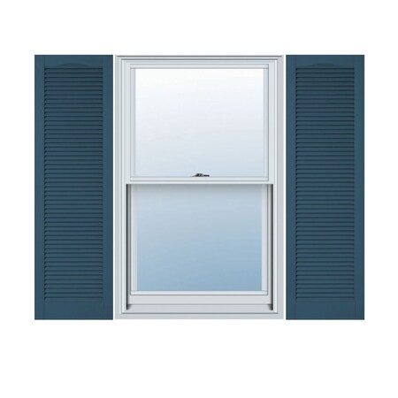 Ekena Millwork Lifetime Vinyl, Cathedral Top All Louver, Open Louver Shutters, w/Shutter-Loks, LL5C14X02900CB LL5C14X02900CB